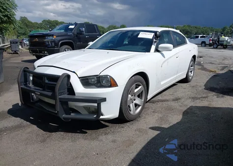 2014 Dodge Charger Police из США, поврежденный, VIN 2C3CDXAT8EH366704